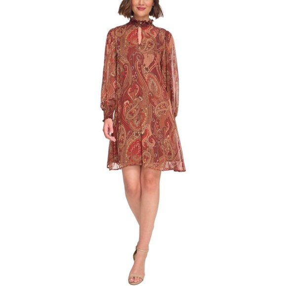 Tommy Hilfiger Dresses & Skirts - NWT Tommy Hillfiger Paisley Short Shift Dress Size 2